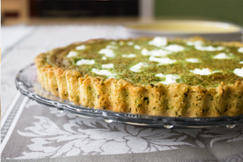 פשטידת תרד וגבינות