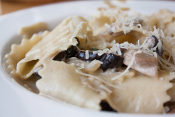 אורה קורן פסטה פטריות יער