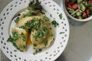 רביולי חלמון