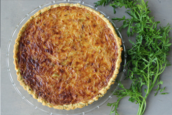 פשטידת בצל וכרשה