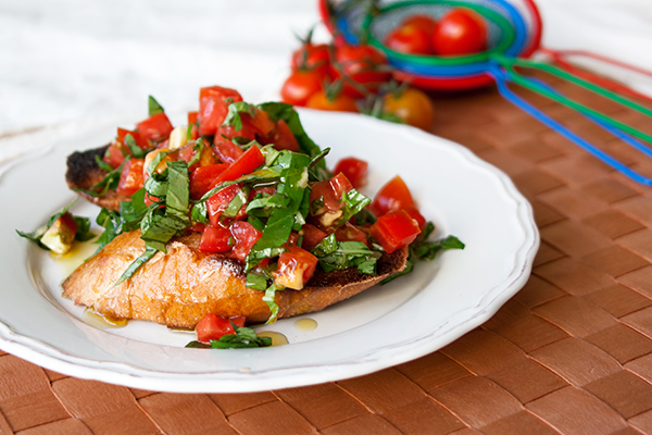 אורה קורן - ברוסקטה - עגבניות או חציל