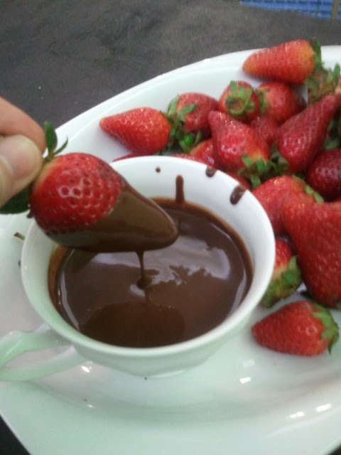 תותים ושוקולב מרטיני