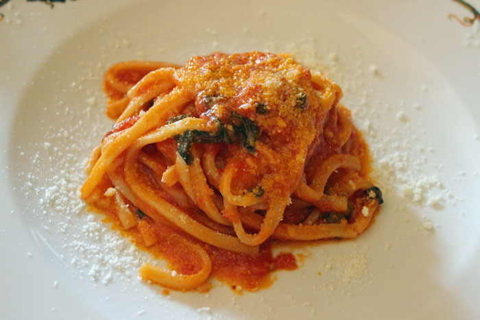 פסטה פומודורו, לה פרגולה