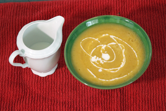 מרק כרובית מוקרם