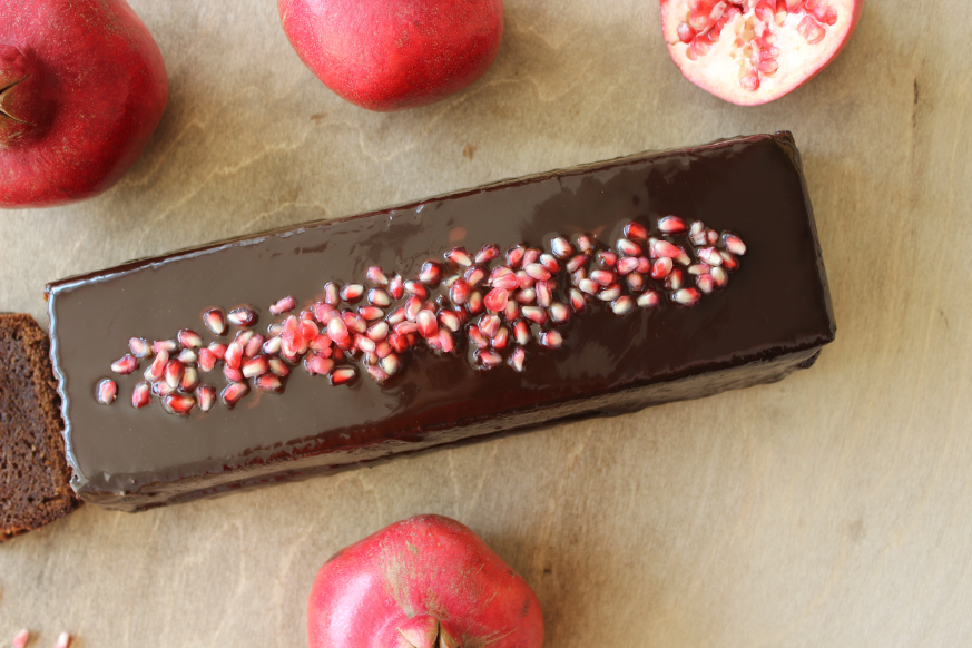 עוגת דבש ורימון